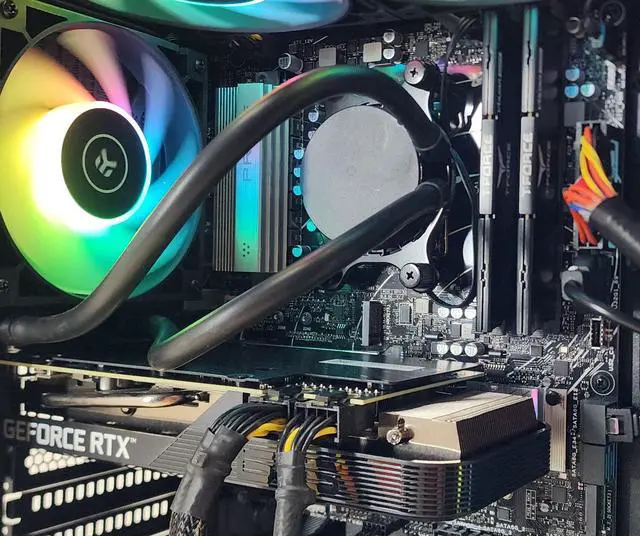 Alt view image 2 of 7 - Gaming PC Ryzen 5 8400F 16GB RAM 1TB SSD RTX 3060 Ti 8GB Windows 11 Computer