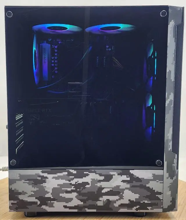 Alt view image 4 of 7 - Gaming PC Ryzen 5 8400F 16GB RAM 1TB SSD RTX 3060 Ti 8GB Windows 11 Computer