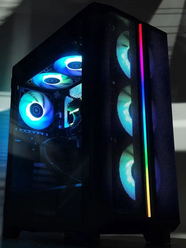 Alt view image 3 of 7 - Gaming PC Ryzen 7 5700X 16GB RAM 1TB SSD RTX 3070 8GB Windows 11 Computer