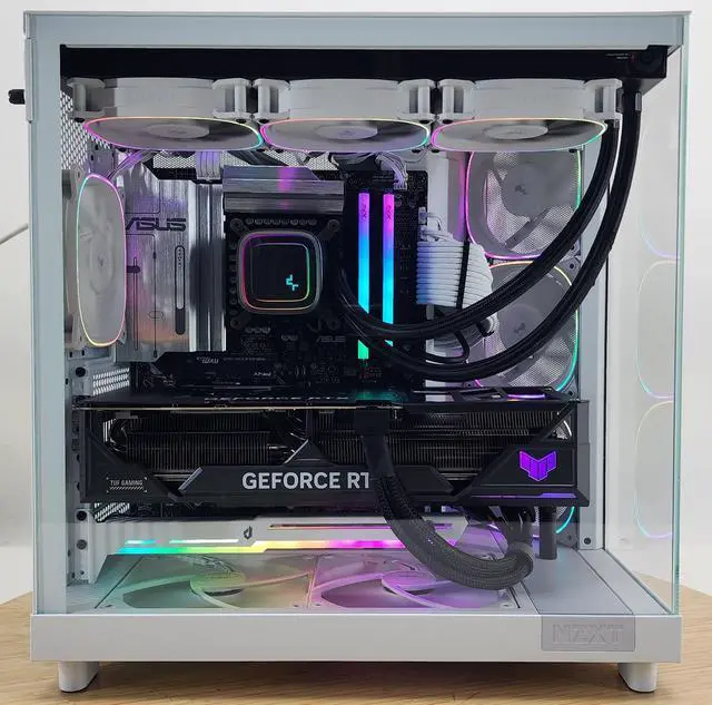 Alt view image 4 of 7 - Gaming PC Ultra 7 265KF 32GB RAM 2TB SSD RTX 4080 16GB Windows 11 Computer