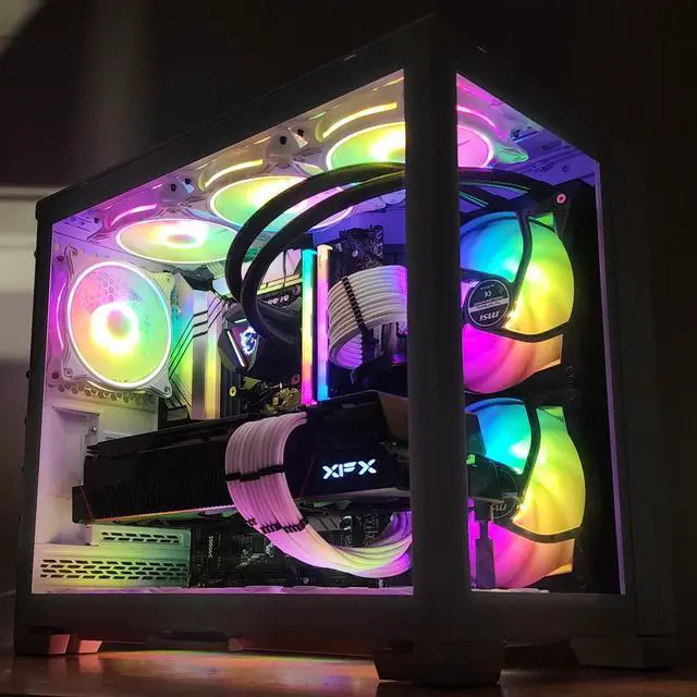 Alt view image 3 of 7 - Gaming PC i9-14900K 32GB RAM 2TB SSD RX 7900 XTX 24GB Win11 Computer