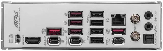 Alt view image 4 of 4 - MSI MPG X870E Edge TI WiFi AMD AM5 DDR5 ATX Desktop Motherboard