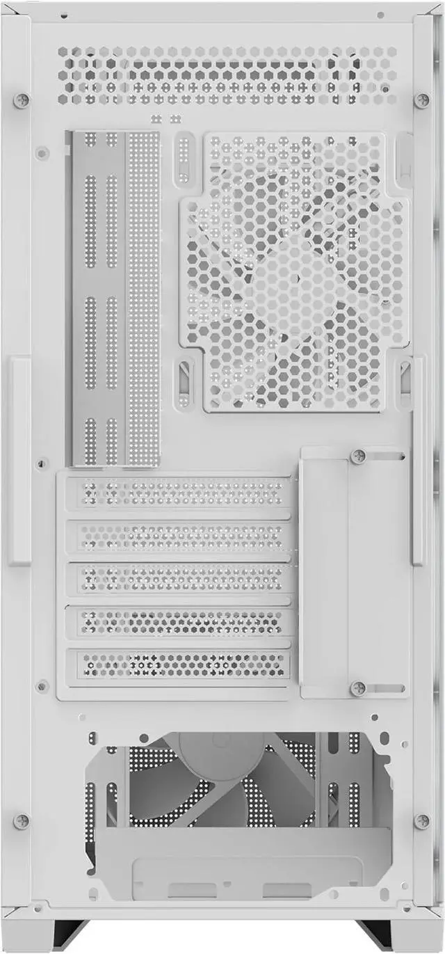 Alt view image 4 of 4 - GIGABYTE C102 Glass ICE White Mid Tower PC Tempered Glass Gaming Computer Case