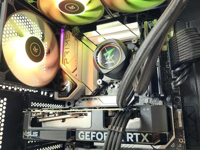 Alt view image 2 of 7 - Gaming PC i5-14400F 16GB RAM 1TB SSD RTX 4060 Ti 16GB Windows 11 Computer