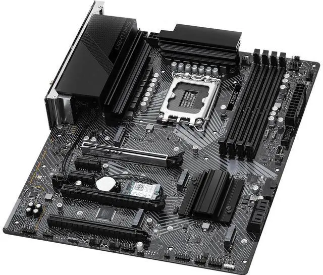 Alt view image 2 of 4 - ASRock Z790-C WIFI Intel LGA 1700 DDR5 ATX Desktop Motherboard B