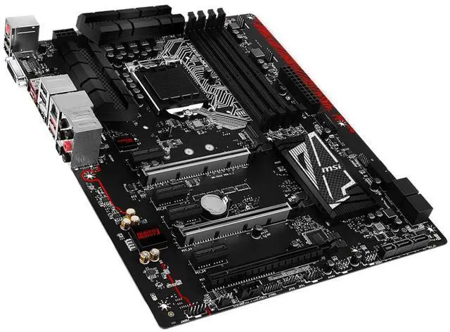 Alt view image 3 of 4 - MSI Z170A GAMING PRO CARBON Intel LGA 1151 DDR4 ATX Desktop Motherboard