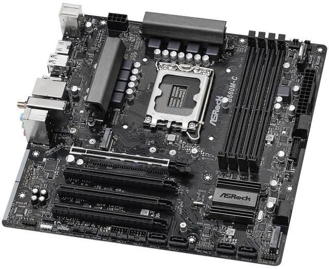 Alt view image 3 of 4 - ASRock B660M-C Intel LGA 1700 DDR4 MicroATX Desktop Motherboard