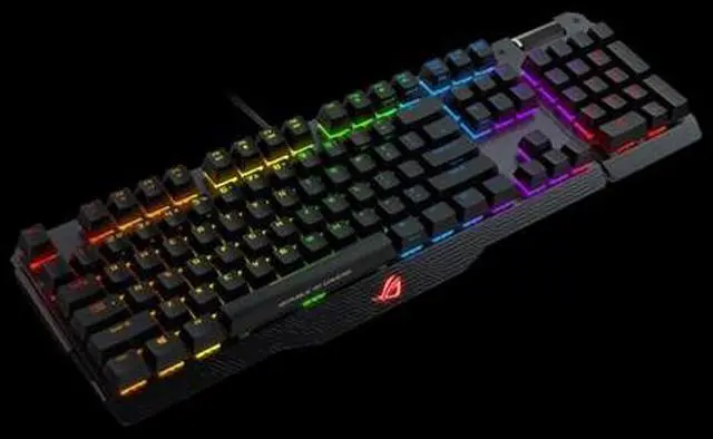 Alt view image 6 of 7 - ASUS Mechanical Gaming Keyboard ROG Claymore Cherry MX Brown