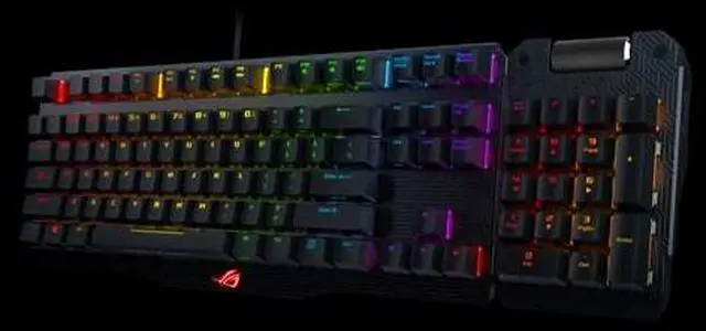 Alt view image 7 of 7 - ASUS Mechanical Gaming Keyboard ROG Claymore Cherry MX Brown