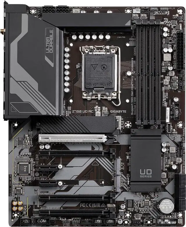 Main image of Gigabyte Z790 UD AC Intel LGA 1700 DDR5 ATX Desktop Motherboard