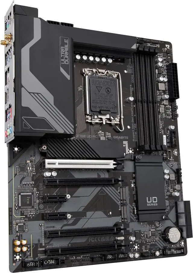 Alt view image 2 of 4 - Gigabyte Z790 UD AC Intel LGA 1700 DDR5 ATX Desktop Motherboard