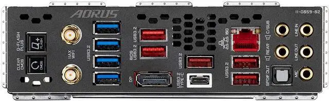 Alt view image 10 of 10 - GIGABYTE Z590 AORUS MASTER LGA 1200 Intel Z590 ATX Motherboard with Triple M.2, PCIe 4.0, USB 3.2 Gen2X2 Type-C, Intel WIFI 6E, AQUANTIA 10GbE LAN