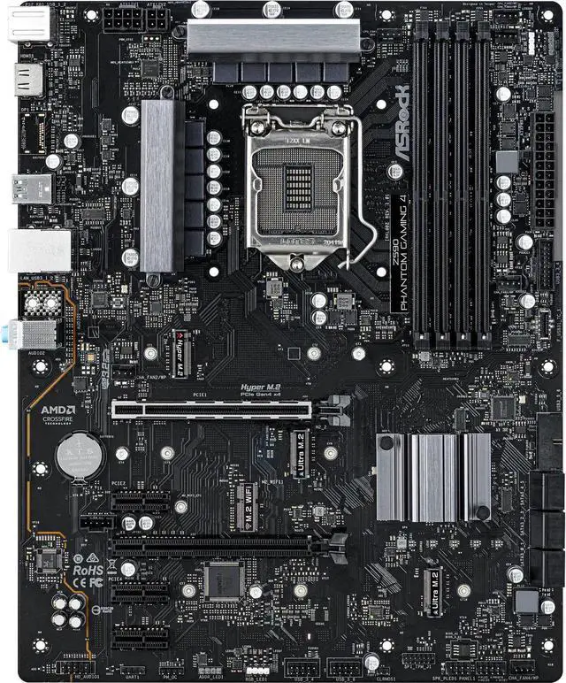 Main image of ASRock Z590 Phantom Gaming 4 LGA 1200 Intel Z590 ATX Intel Desktop Motherboard