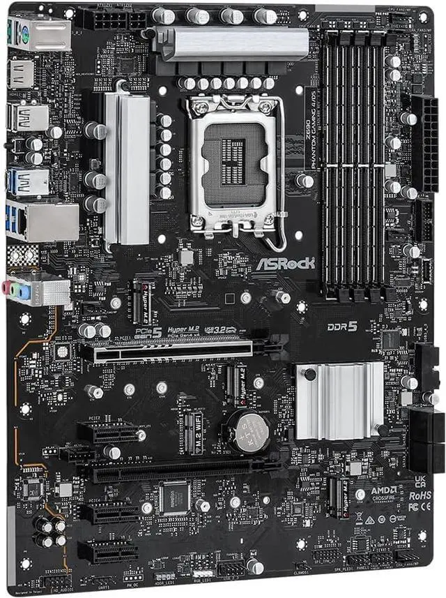 Alt view image 3 of 4 - ASRock Z690 Phantom Gaming4-D5 LGA 1700 DDR5 Intel Z690 Desktop Motherboard