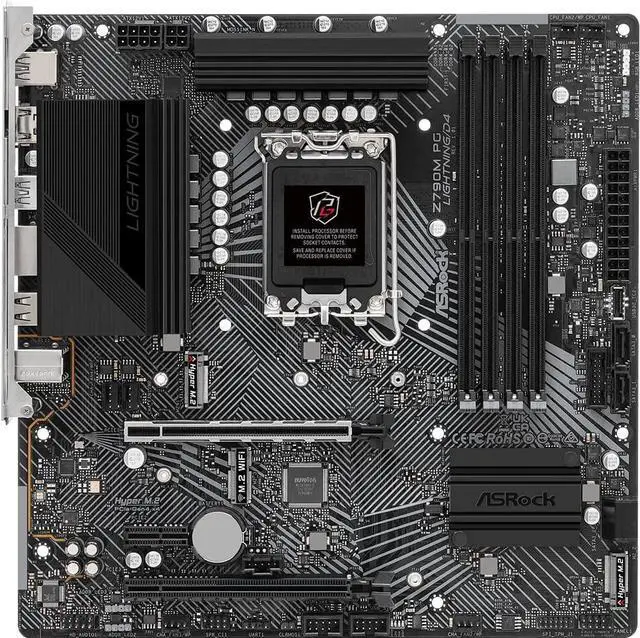 Main image of ASRock Z790 PG Lightning-D4 Intel LGA 1700 DDR4 Desktop Motherboard