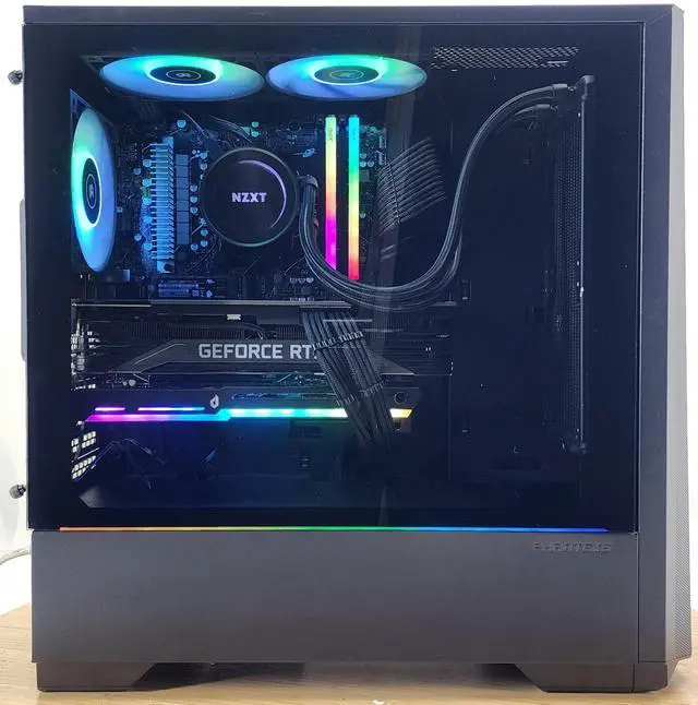Alt view image 4 of 7 - Gaming PC Ryzen 7 7700 32GB RAM 1TB SSD RTX 3080 10GB Windows 11 Computer