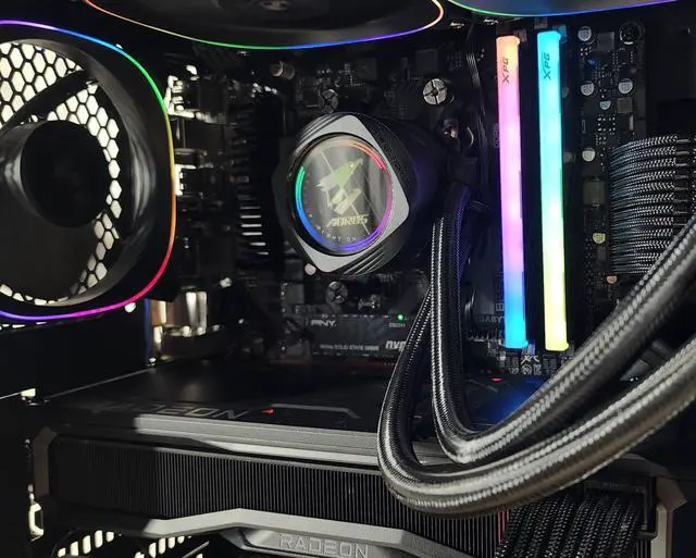 Alt view image 2 of 7 - Gaming PC Ryzen 7 7700 32GB RAM 2TB SSD RX 7900 XT 20GB Windows 11 Computer