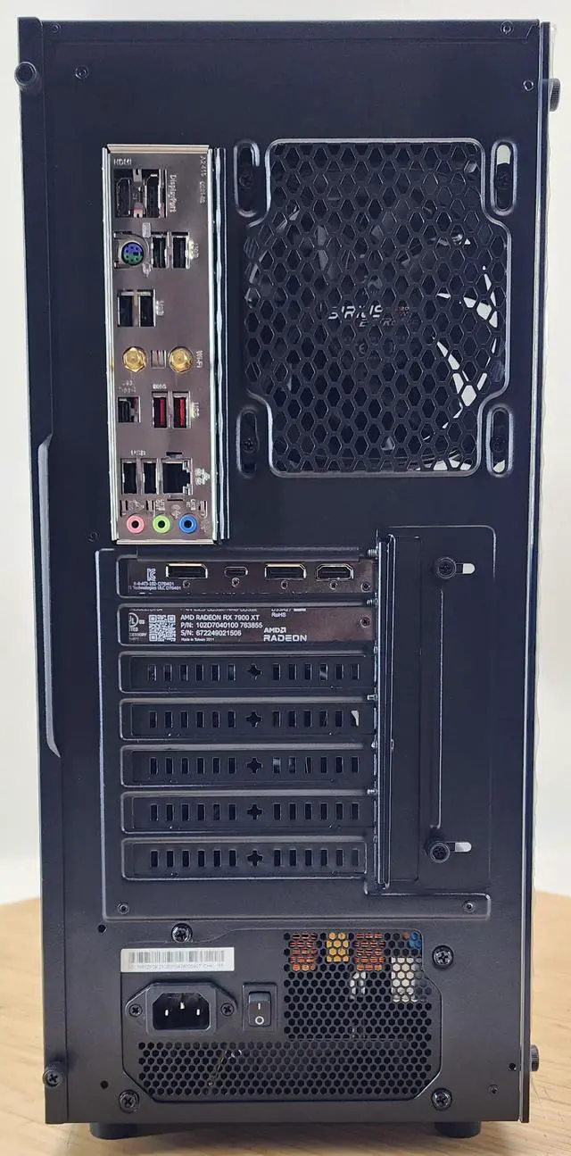 Alt view image 7 of 7 - Gaming PC Ryzen 7 7700 32GB RAM 2TB SSD RX 7900 XT 20GB Windows 11 Computer
