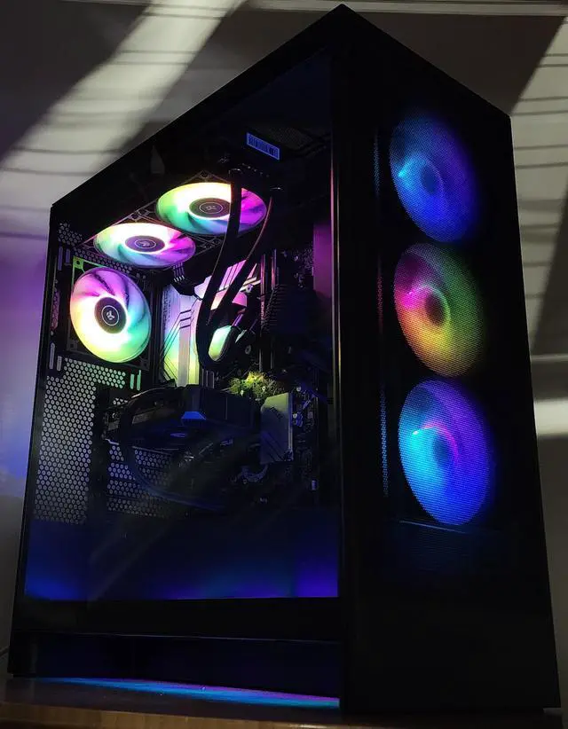 Alt view image 3 of 7 - Gaming PC i5-14400F 16GB RAM 1TB SSD RTX 5060  8GB Windows 11 Computer