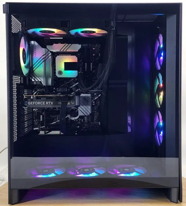 Alt view image 4 of 7 - Gaming PC i5-14400F 16GB RAM 1TB SSD RTX 5060  8GB Windows 11 Computer