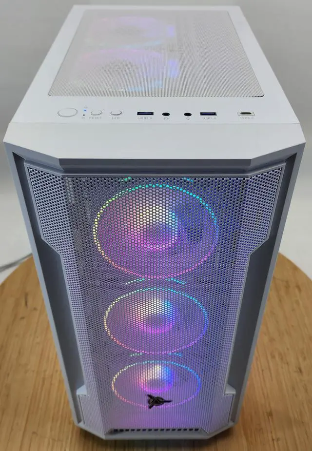 Alt view image 5 of 7 - Gaming PC i7-5930K 16GB RAM 128GB SSD + 1TB HDD RX 580 8GB Windows 11 Computer