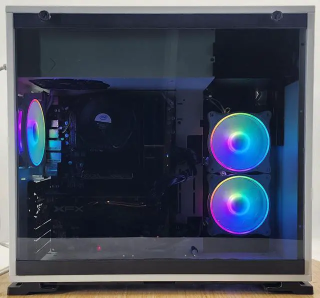 Alt view image 4 of 7 - Gaming PC i7-950 32GB RAM 128GB SSD + 1TB HDD RX 580 8GB Windows 11 Computer