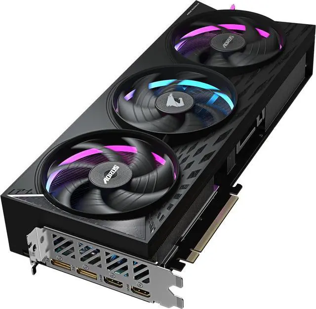 Alt view image 3 of 4 - Gigabyte AORUS Radeon RX 9070 XT Elite 16GB Video Graphics Card