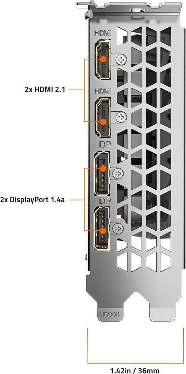 Alt view image 9 of 9 - GIGABYTE WINDFORCE GeForce RTX 3050 6GB GDDR6 PCI Express 4.0 x8 ATX Graphics Card GV-N3050WF2OCV2-6GD