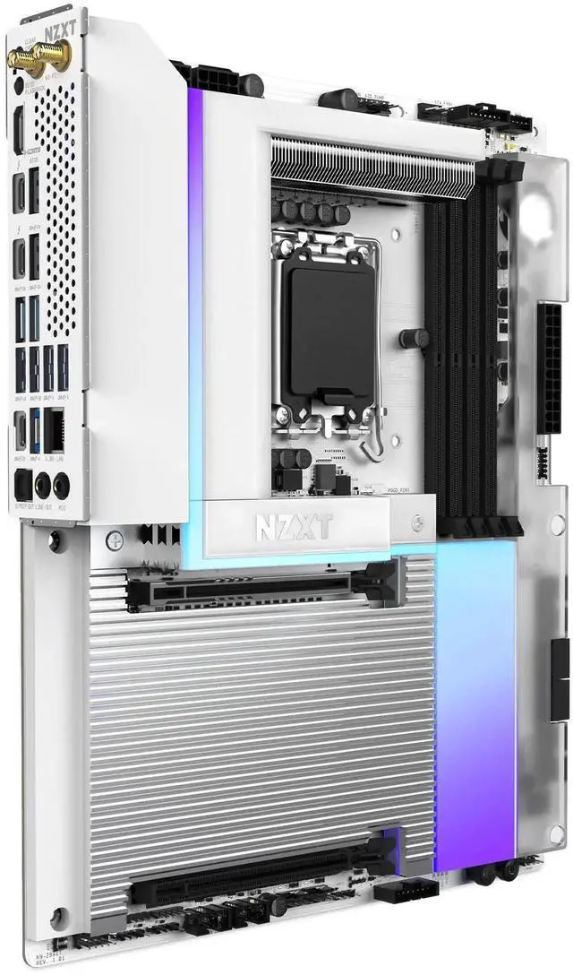 Alt view image 2 of 3 - NZXT N9-Z89XT-W1 Intel LGA 1851 Z890 ATX Desktop Motherboard Black