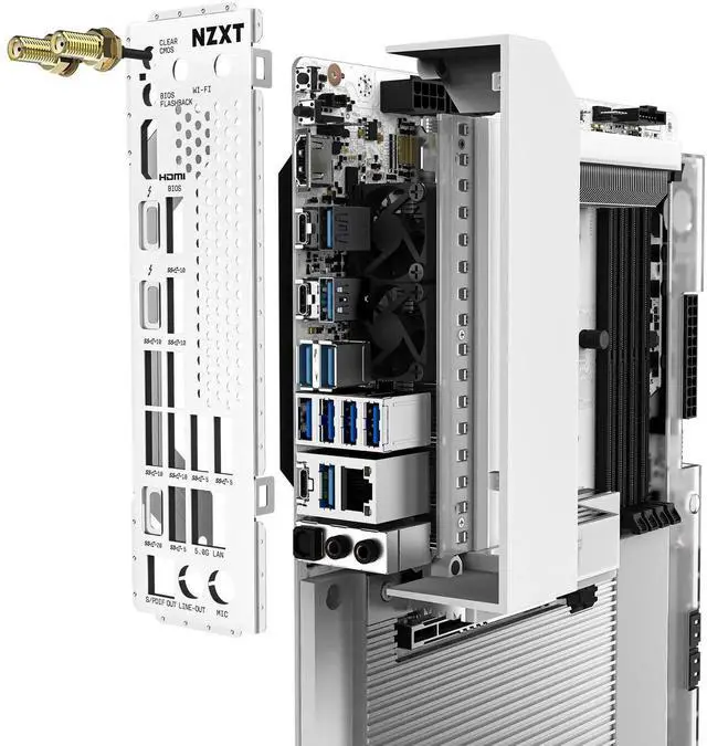 Alt view image 3 of 3 - NZXT N9-Z89XT-W1 Intel LGA 1851 Z890 ATX Desktop Motherboard Black