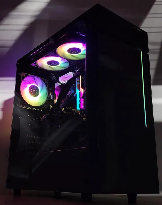 Alt view image 3 of 7 - Gaming PC Ryzen 7 5700X 32GB RAM 1TB SSD RTX 3070 8GB Windows 11 Computer