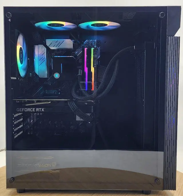 Alt view image 4 of 7 - Gaming PC Ryzen 7 5700X 32GB RAM 1TB SSD RTX 3070 8GB Windows 11 Computer