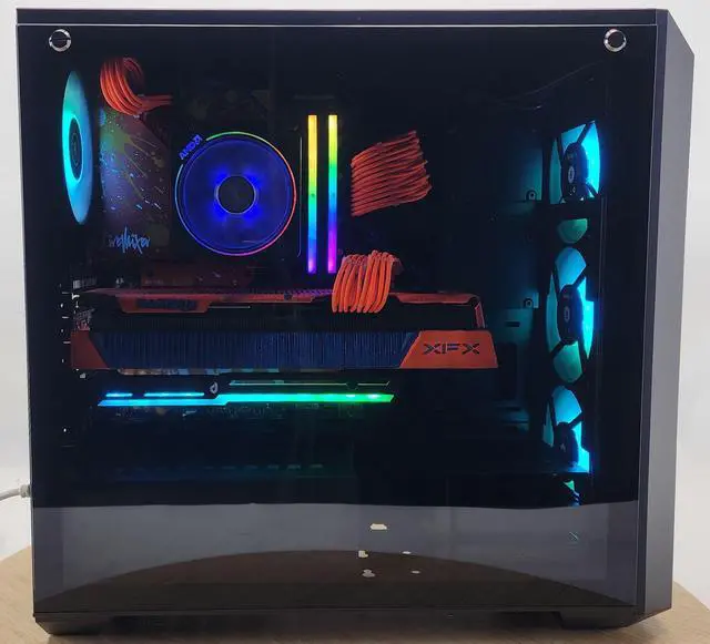 Alt view image 4 of 7 - Gaming PC Ryzen 5 7600X3D 32GB RAM 1TB SSD RX 7800 XT 16GB Windows 11 Computer