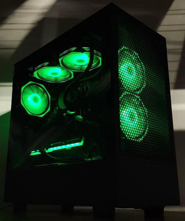 Alt view image 3 of 7 - Gaming PC i7-9700KF 16GB RAM 500GB SSD RTX 3070 8GB Windows 11 Computer