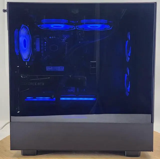 Alt view image 4 of 7 - Gaming PC i7-9700KF 16GB RAM 500GB SSD RTX 3070 8GB Windows 11 Computer