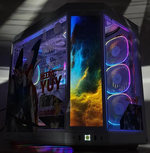 Alt view image 3 of 7 - Gundam Gaming PC Ryzen 7 9800X3D 32GB RAM 2TB SSD RTX 5080 16GB Win11 Computer