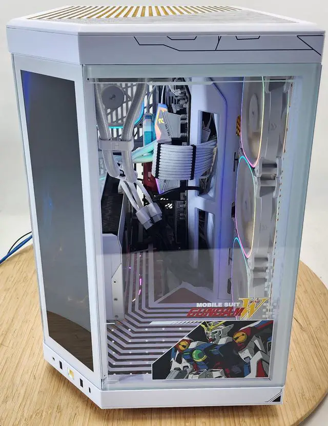 Alt view image 5 of 7 - Gundam Gaming PC Ryzen 7 9800X3D 32GB RAM 2TB SSD RTX 5080 16GB Win11 Computer