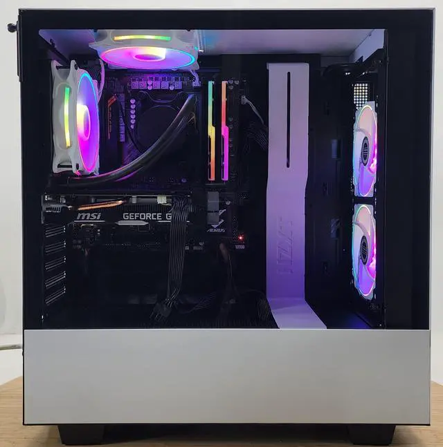 Alt view image 4 of 7 - Gaming PC Ryzen 5 3600 16GB RAM 512GB SSD GTX 1660 Ti 6GB Windows 11 Computer