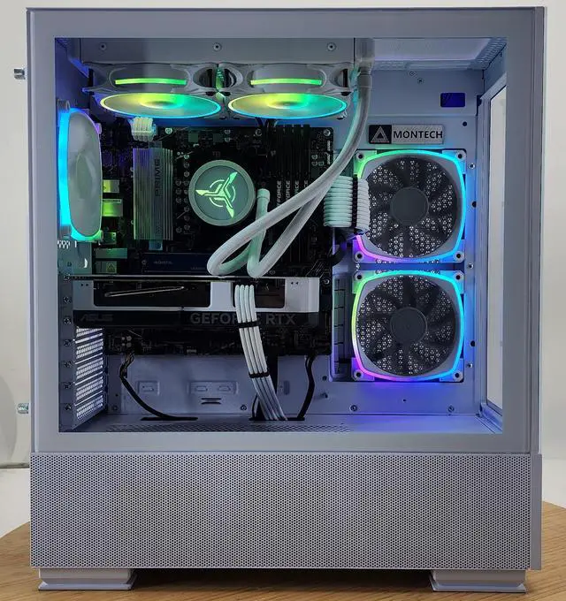 Alt view image 4 of 7 - Gaming PC Ryzen 7 7700 32GB RAM 1TB SSD RTX 4060 Ti 8GB Windows 11 Computer