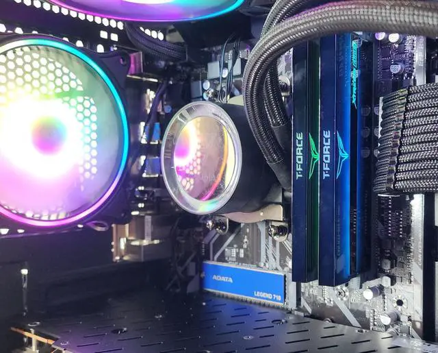 Alt view image 2 of 7 - Gaming PC Ryzen 7 5700X 32GB RAM 1TB SSD RX 6800 16GB Windows 11 Computer