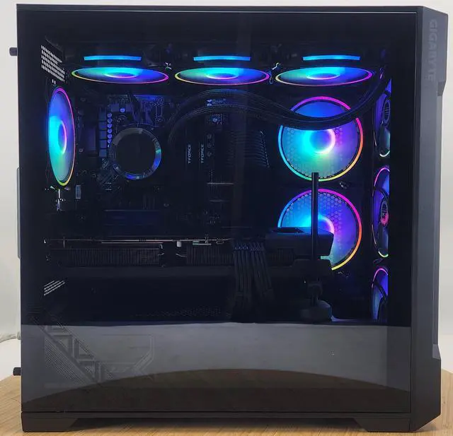 Alt view image 4 of 7 - Gaming PC Ryzen 7 5700X 32GB RAM 1TB SSD RX 6800 16GB Windows 11 Computer