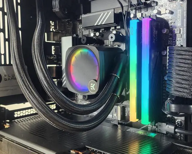 Alt view image 2 of 7 - Gaming PC Ryzen 7 7800X3D 32GB RAM 2TB SSD RX 9070 XT 16GB Windows 11 Computer