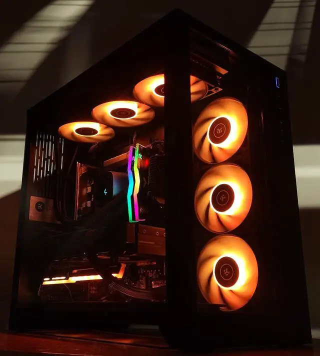 Alt view image 3 of 7 - Gaming PC i7-12700KF 32GB RAM 1TB SSD RTX 4070 12GB Windows 11 Computer