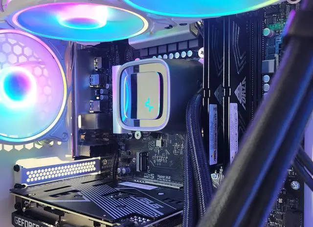 Alt view image 2 of 7 - Gaming PC i5-12600KF 16GB RAM 1TB SSD RTX 3060 8GB Windows 11 Computer