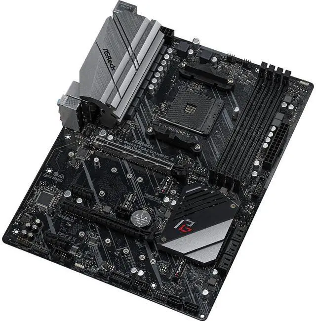 Alt view image 3 of 4 - ASRock X570 PHANTOM GAMING 4 AMD Socket X570 AM4 ATX M.2 Desktop Motherboard B