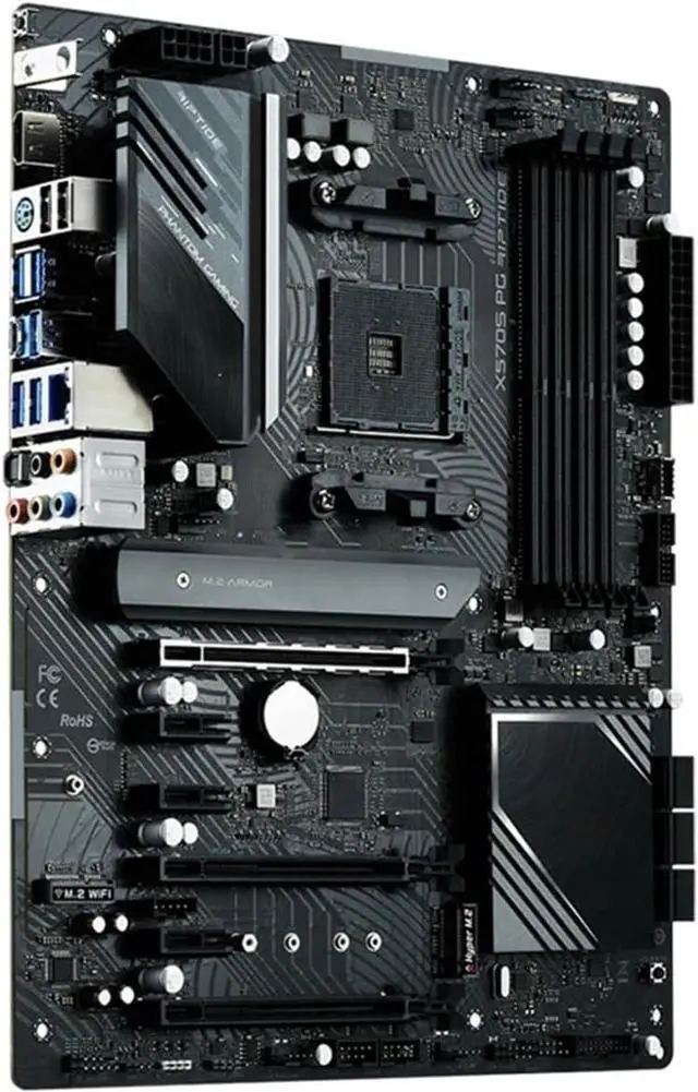 Alt view image 2 of 4 - ASRock X570S PG Riptide AMD AM4 ATX DDR4 Desktop Motherboard
