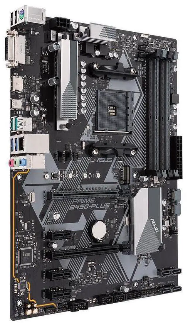 Alt view image 6 of 8 - ASUS PRIME B450-PLUS AM4 AMD B450 SATA 6Gb/s USB 3.1 HDMI ATX AMD Motherboard