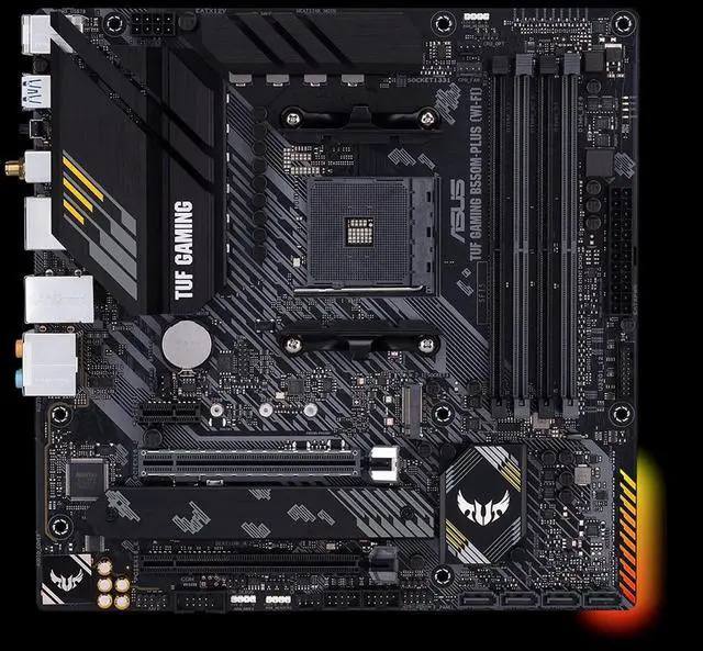 Main image of ASUS TUF GAMING B550M-PLUS (WI-FI) AMD B550 AM4 MicroATX Desktop Motherboard B