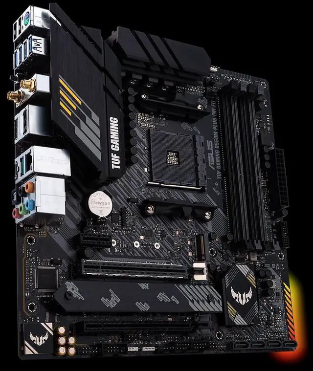 Alt view image 2 of 4 - ASUS TUF GAMING B550M-PLUS (WI-FI) AMD B550 AM4 MicroATX Desktop Motherboard B