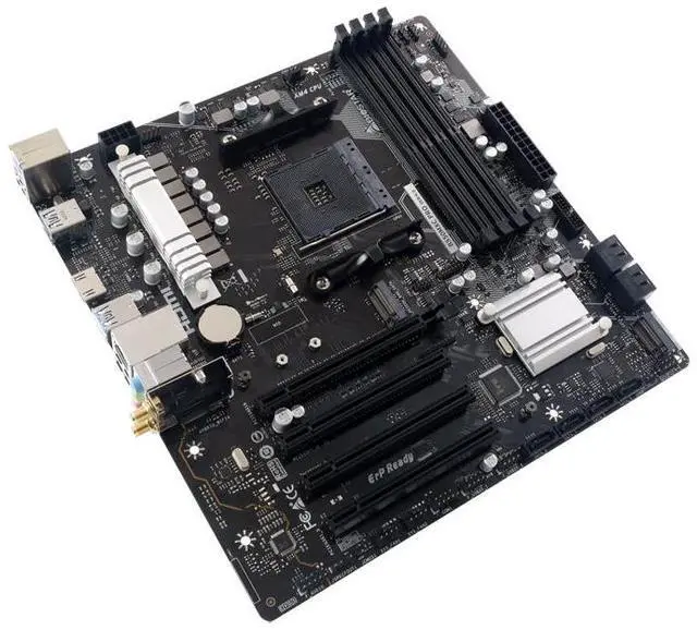 Alt view image 2 of 3 - BioStar B550MXC PRO AMD AM4 MicroATX DDR4 Desktop Motherboard B
